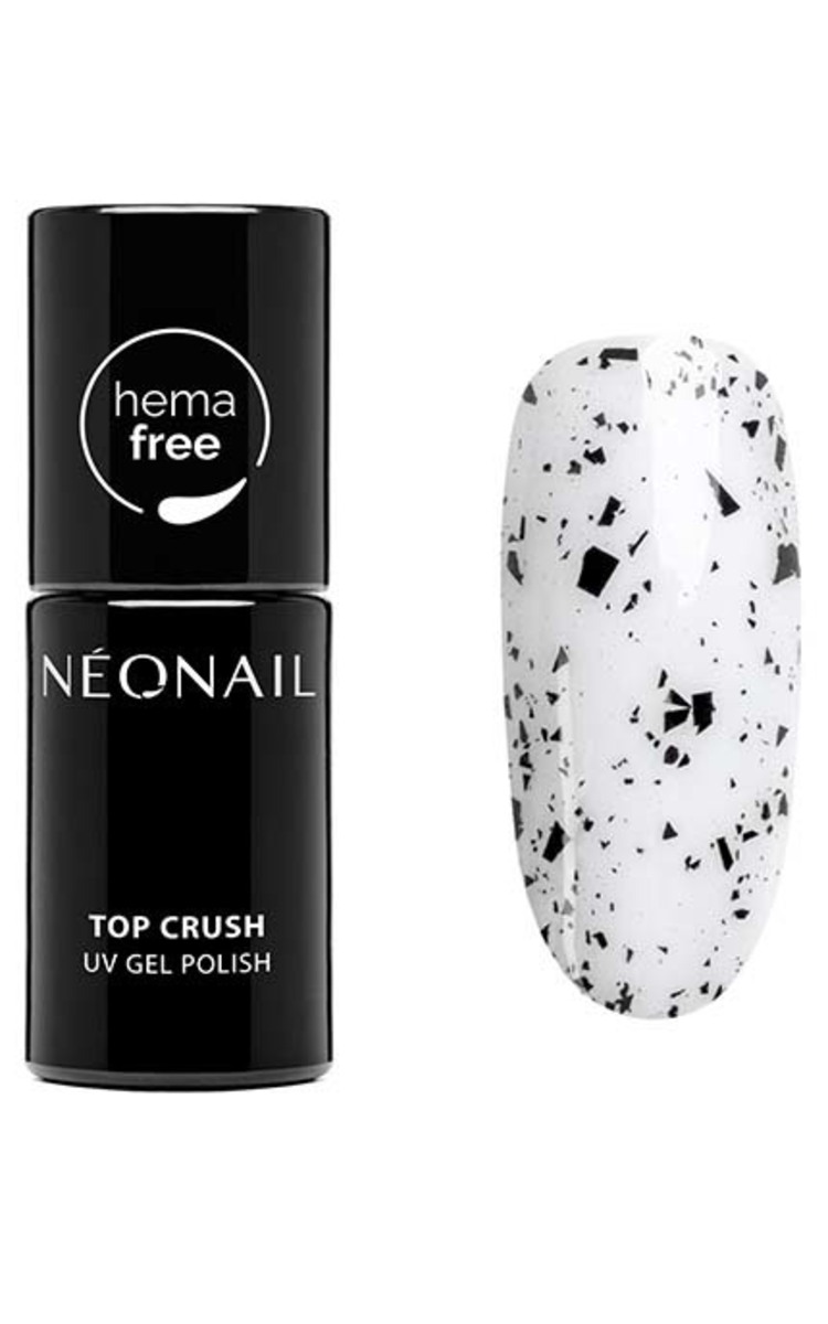 NEONAIL NEONAIL Top Crush Black Gloss верхнее покрытие для ногтей, 7,2мл 1 шт