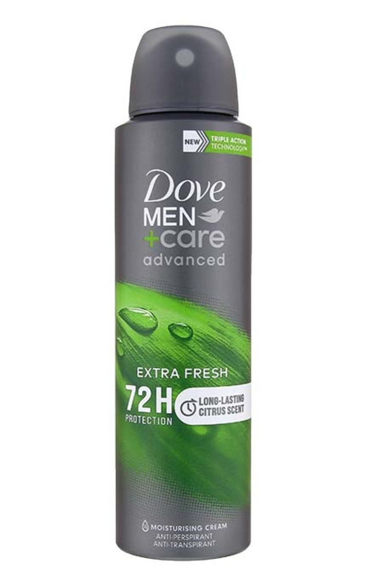 DOVE MEN DOVE MEN +Care Advanced Extra Fresh 72H izsmidzināms antiperspirants, 150ml 150 ml