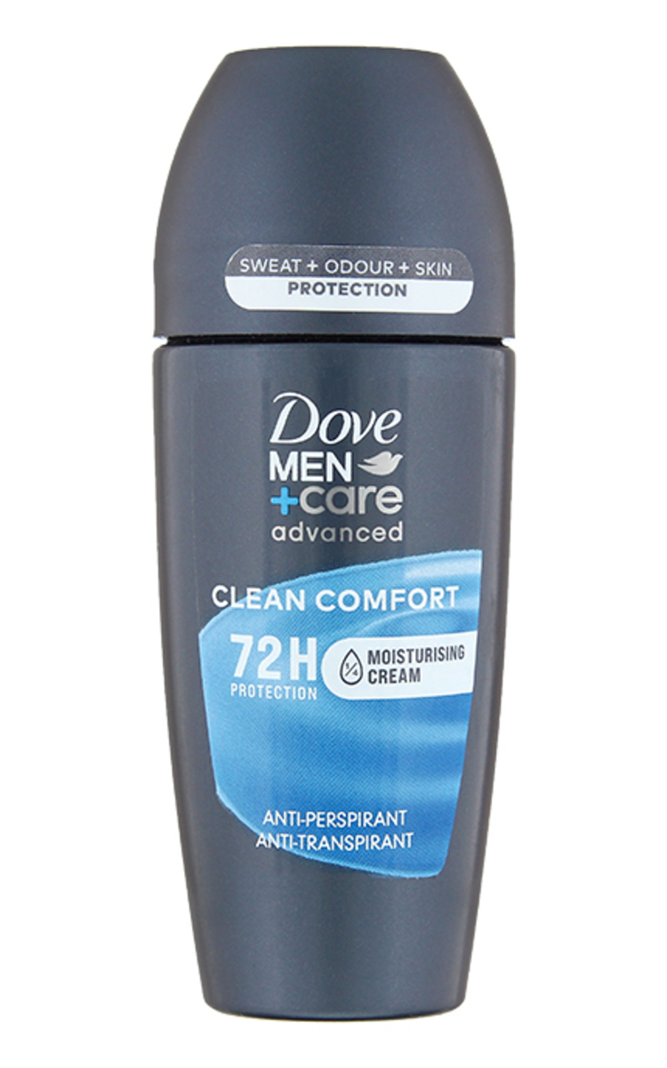 DOVE MEN DOVE MEN +Care Advanced Clean Comfort 72H rullīša antiperspirants, 50ml 50 ml