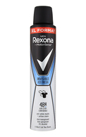 REXONA MEN Invisible Ice Fresh on Black+White Clothes распыляемый антиперспирант, 200мл