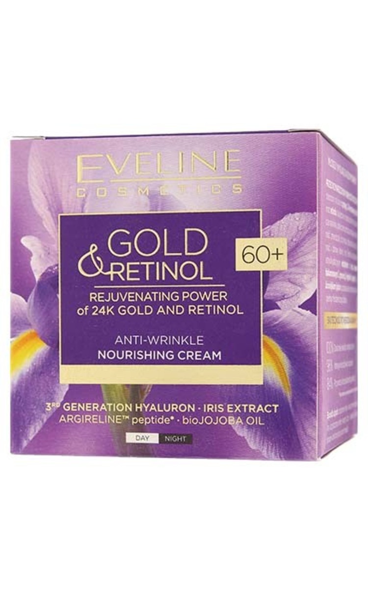 EVELINE EVELINE Gold&Retinol sejas krēms, barojošs, 60+, 50ml 50 ml