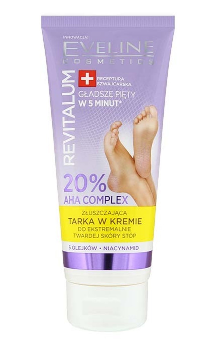 EVELINE EVELINE Revitalum 20% AHA Complex krēms-pīlings īpaši cietai pēdu ādai, 75ml 75 ml