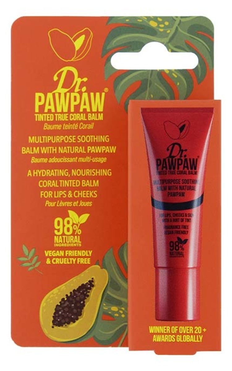 DR.PAWPAW DR.PAWPAW Tinted True Coral lūpu balzams, 10ml 10 ml