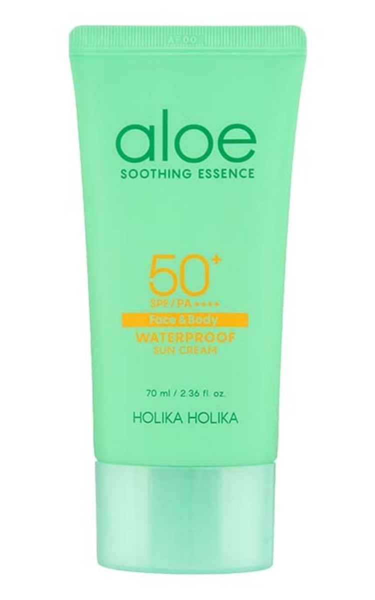 HOLIKA HOLIKA HOLIKA HOLIKA Aloe SPF50+ saules aizsargkrēms sejai un ķermenim, 70ml 70 ml