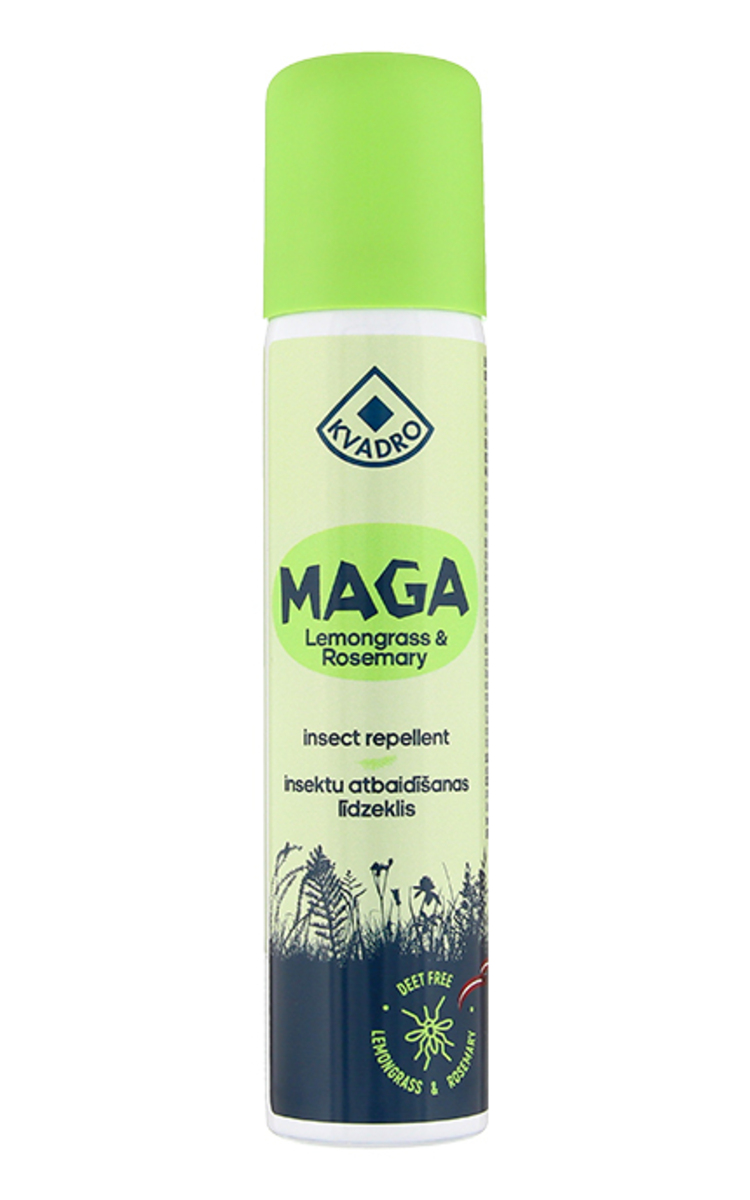 MAGA Lemongrass&Rosemary insektu atbaidīšanas aerosols (repelents), 100ml