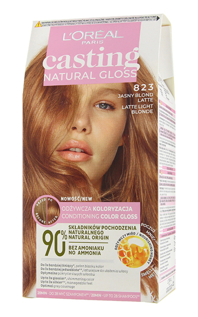 CASTING CASTING Natural Gloss краска для волос, 823 Latte Light Blonde 1 шт