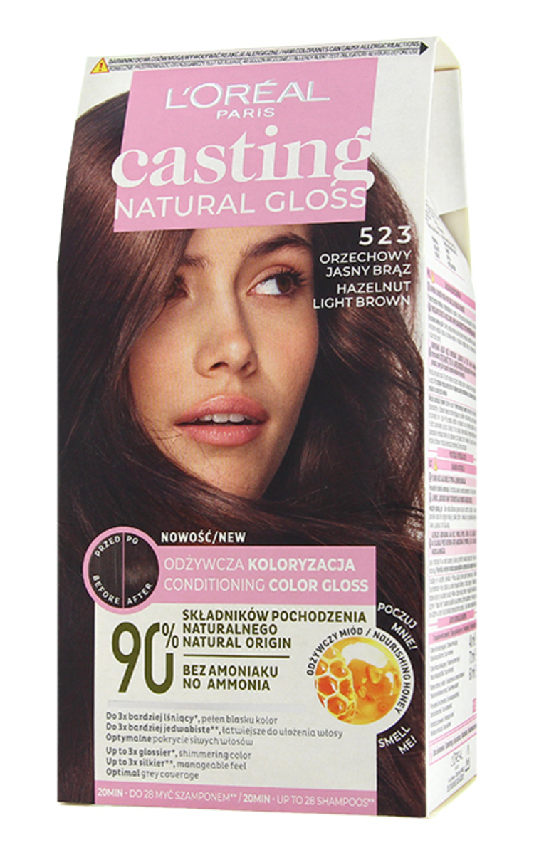 CASTING CASTING Natural Gloss краска для волос, 523 Hazelnut Light Brown 1 шт