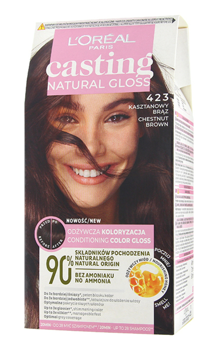 CASTING CASTING Natural Gloss краска для волос, 423 Chestnut Brown 1 шт