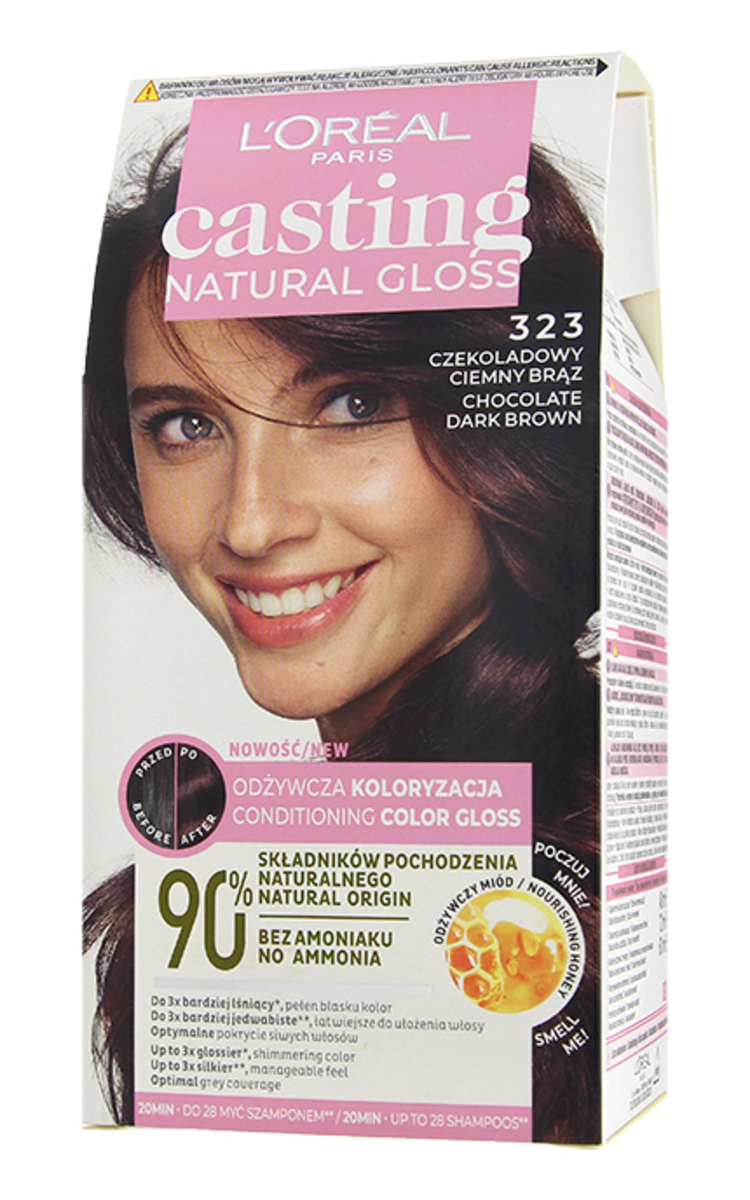 CASTING CASTING Natural Gloss краска для волос, 323 Chocolate Dark Brown 1 шт