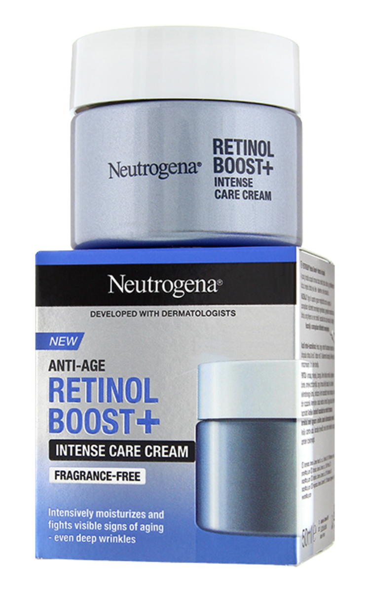 NEUTROGENA NEUTROGENA Anti-Age Retinol Boost+ krēms intensīvai sejas ādas kopšanai, 50ml 50 ml