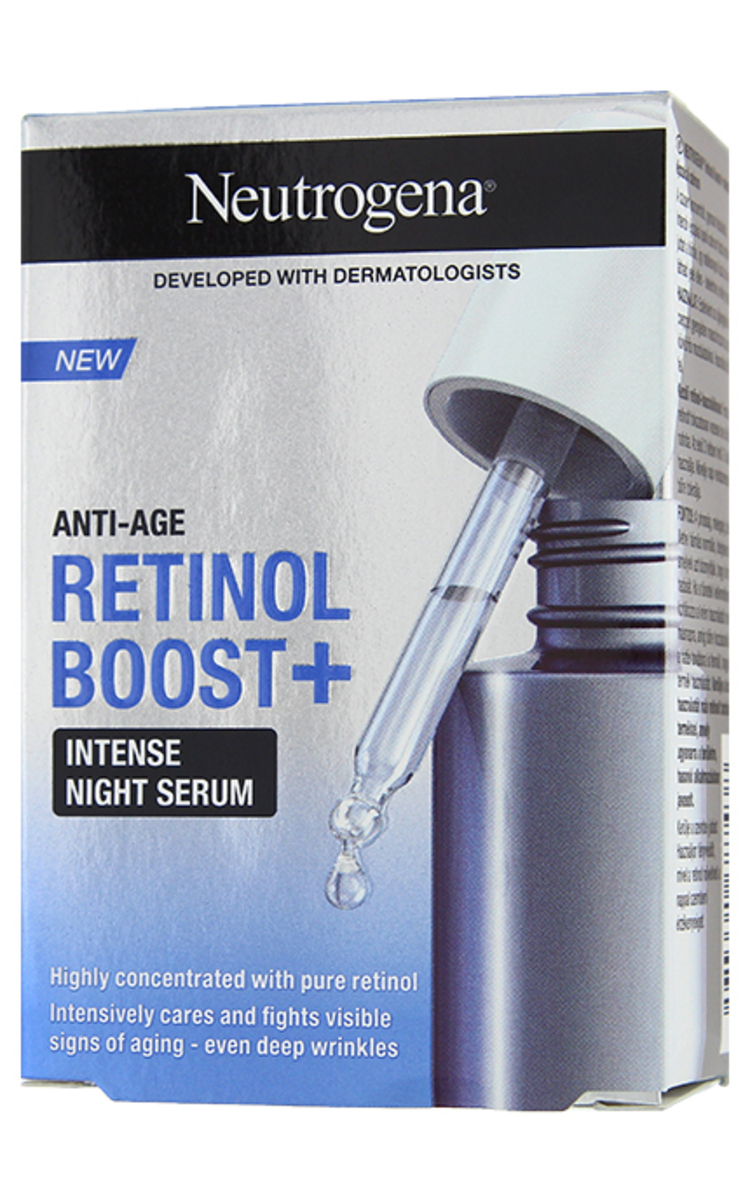 NEUTROGENA NEUTROGENA Anti-Age Retinol Boost+ intensīvs nakts serums sejai, 30ml 30 ml