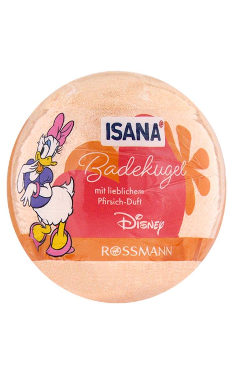 ISANA ISANA Daisy Duck vannas bumba ar persiku aromātu un mirdzumiem, 1gab 1 gab.