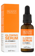 BEAUTY FORMULAS Glowing Serum 2% Vitamin C сыворотка для лица, 30мл