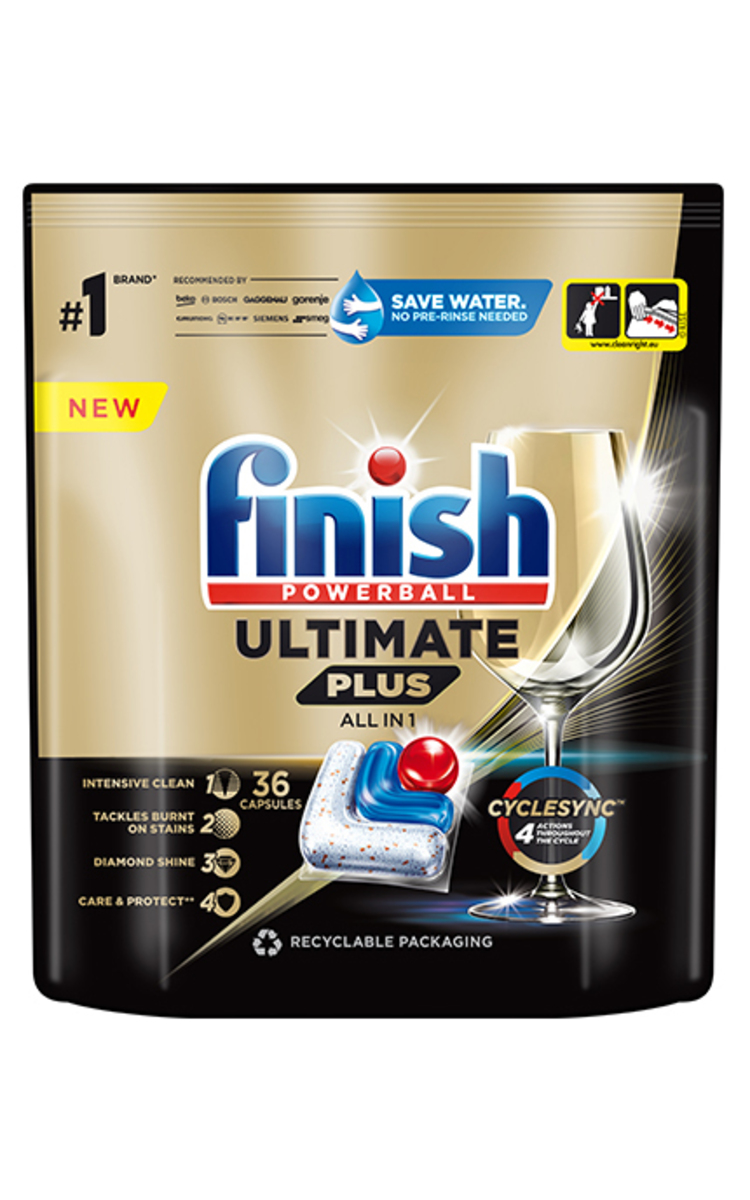 FINISH FINISH Ultimate Plus All in 1 kapsulas trauku mazgāšanas mašīnai, 36gab. 36 gab.