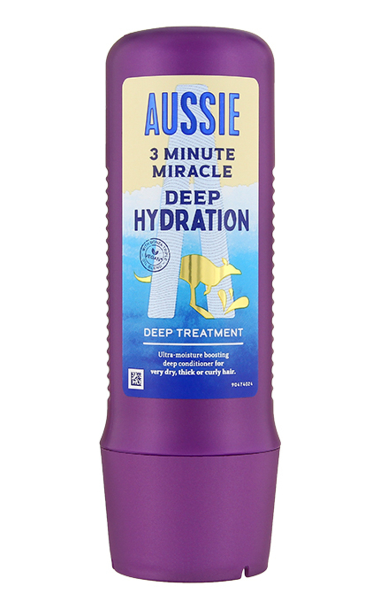 AUSSIE AUSSIE 3Minute Miracle Deep Hydration dziļas iedarbības līdzeklis matiem, 225ml 225 ml