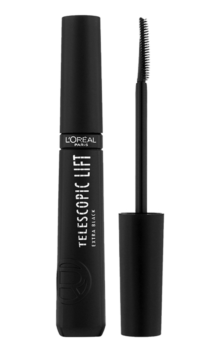 L`OREAL PARIS L`OREAL PARIS Telescopic Lift skropstu tuša, Extra Black, 9,9ml Ultra Black