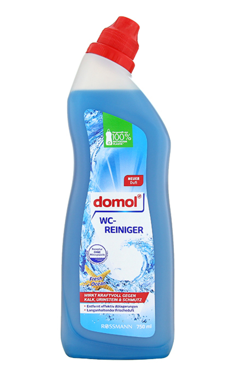 DOMOL DOMOL Fresh Ocean tualetes tīrīšanas līdzeklis, 750ml 750 ml