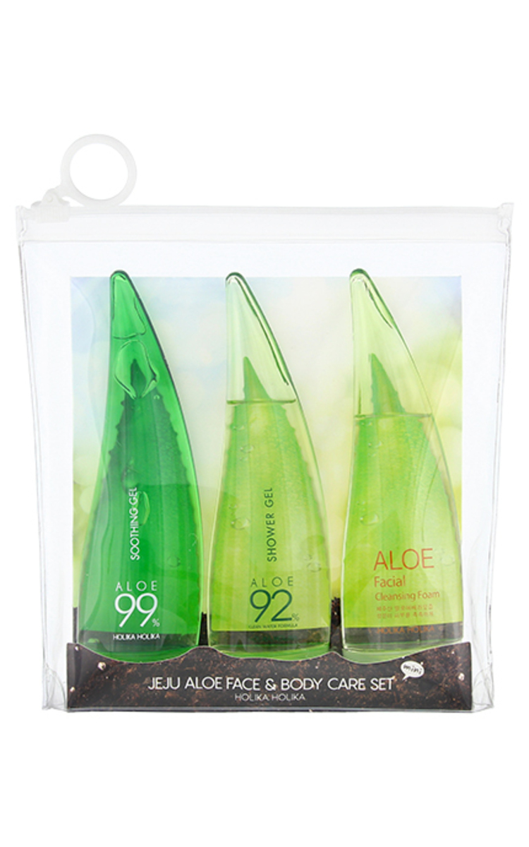 HOLIKA HOLIKA HOLIKA HOLIKA Aloe ķermeņa kopšanas komplekts, 3x55ml 165 ml