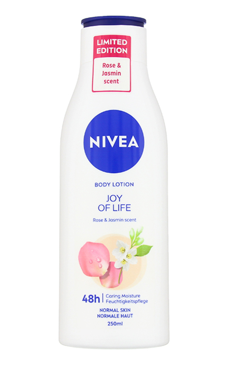 NIVEA NIVEA Joy Of Life Rose&Jasmin ķermeņa losjons normālai ādai, 250ml 250 ml