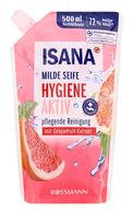 ISANA Hygiene Aktiv šķidrās ziepes, rezerve, 500ml