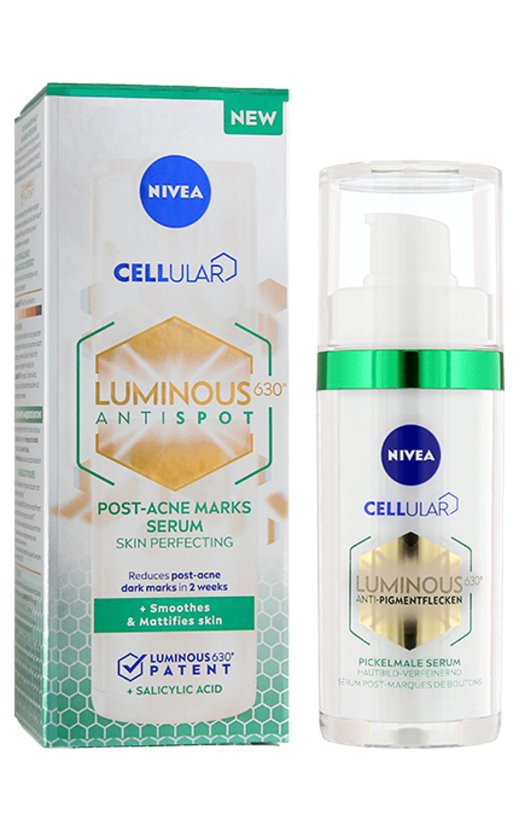 NIVEA VISAGE NIVEA Cellular Luminous630® Antispot želejveida serums ādai ar pēcaknes pazīmēm, 30ml 30 ml