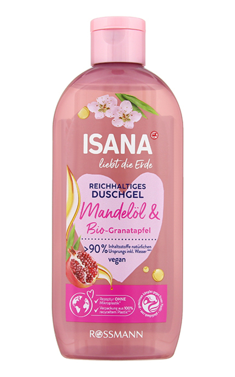 ISANA ISANA Mandeloil&Organic Pomegranate dušas želeja, 250ml 250 ml