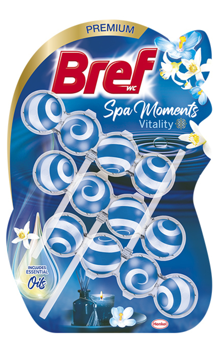 BREF BREF Spa Moments Vitality tualetes bloks, 3x50g 150 g