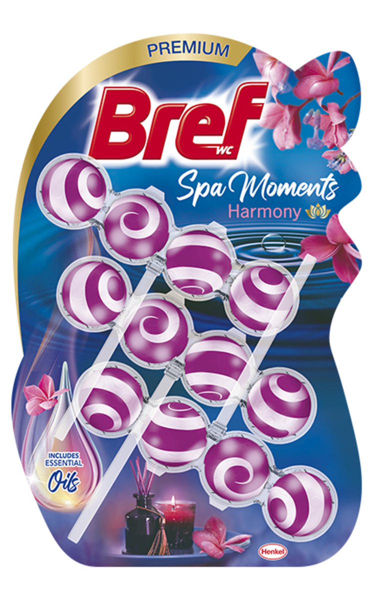 BREF BREF Spa Moments Harmony туалетный блок, 3x50г 150 г