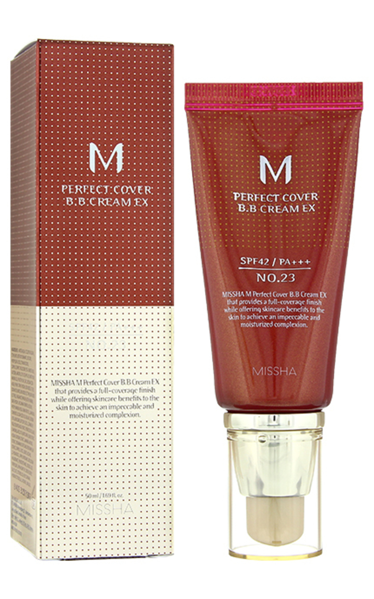 MISSHA MISSHA Perfect Cover SPF42 BB krēms sejai, No.23, Natural Beige, 50ml Natural Beige