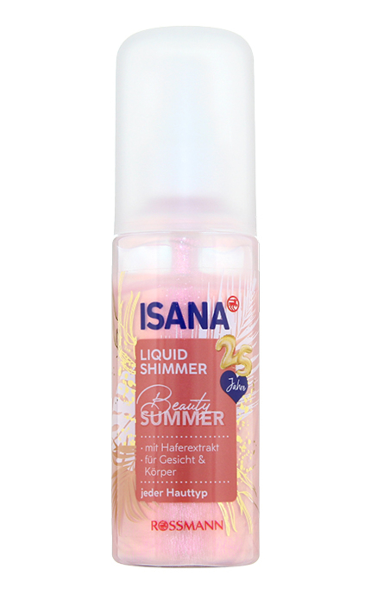 ISANA ISANA Liquid Shimmer Beauty Summer sejai un ķermenim, 75ml 75 ml