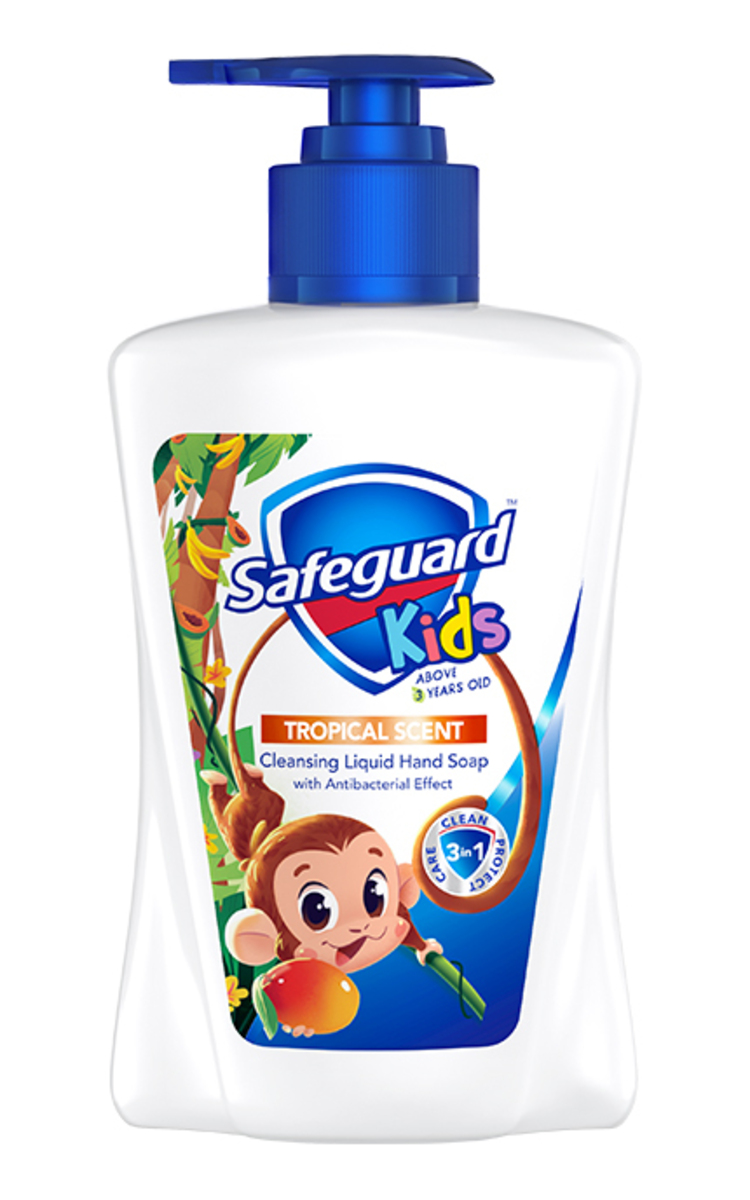 SAFEGUARD SAFEGUARD Tropical Scent šķidrās ziepes bērniem, 225ml 225 ml