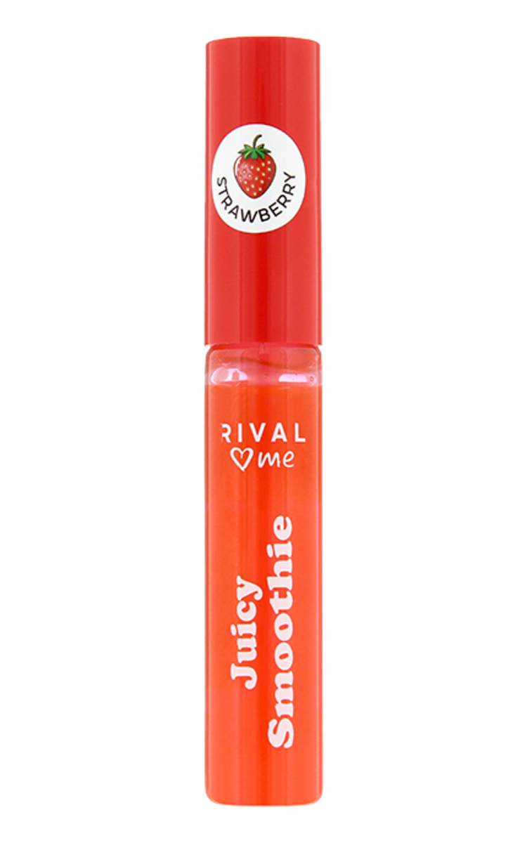 RIVAL LOVES ME RIVAL LOVES ME Juicy Smoothie lūpu spīdums, 01 strawberry, 8,5ml strawberry