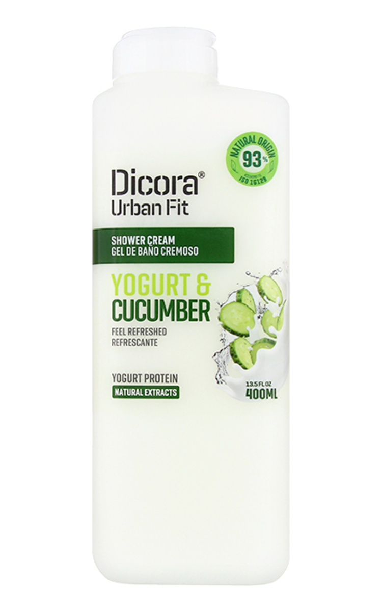 DICORA DICORA Yogurt&Cucumber mitrinošs dušas krēms, 400ml 400 ml