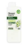 DICORA Yogurt&Cucumber mitrinošs dušas krēms, 400ml