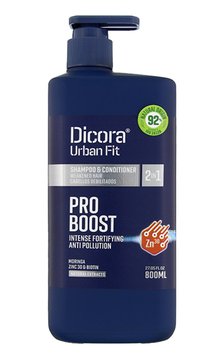 DICORA DICORA MEN Pro Boost šampūns un kondicionieris matu stiprināšanai, 800ml 800 ml