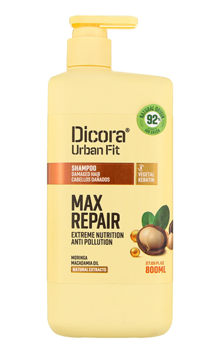 DICORA DICORA Max&Repair atjaunojošs šampūns bojātiem matiem, 800ml 800 ml