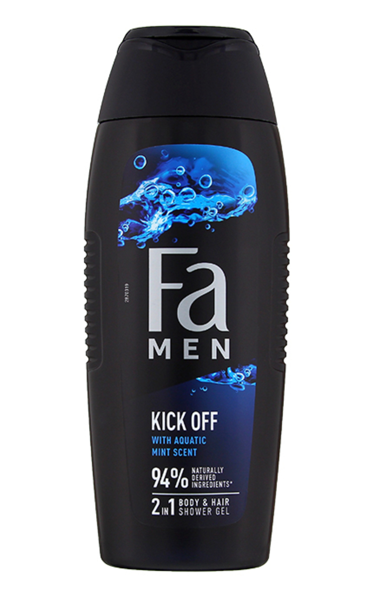 FA FA MEN Kick Off 2in1 Aquatic Mint гель для душа, 400мл 400 мл