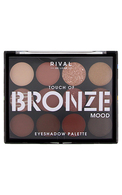 RIVAL DE LOOP Touch of Bronze Mood acu ēnu palete, 06, 1gab.