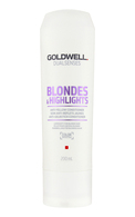 GOLDWELL Dualsenses Blondes&Highlights kondicionieris blondiem matiem dzelteno toņu neitralizēšanai, 200ml