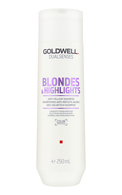 GOLDWELL Dualsenses Blondes&Highlights šampūns blondiem matiem dzelteno toņu neitralizēšanai, 250ml