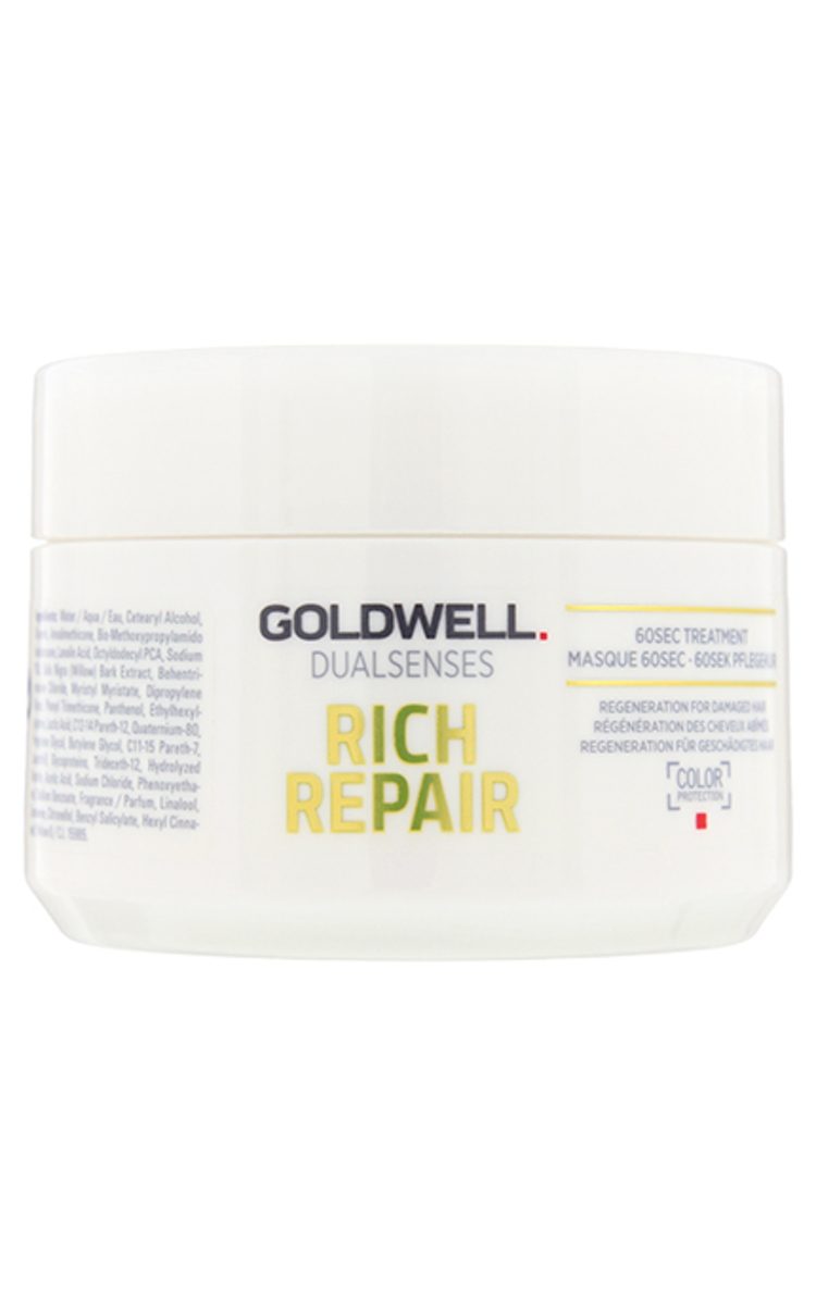 GOLDWELL GOLDWELL Dualsenses Rich Repair 60Sec. maska sausiem un bojātiem matiem, 200ml 200 ml