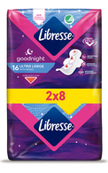 LIBRESSE Ultra Night Duo higiēniskās paketes, 16gab.