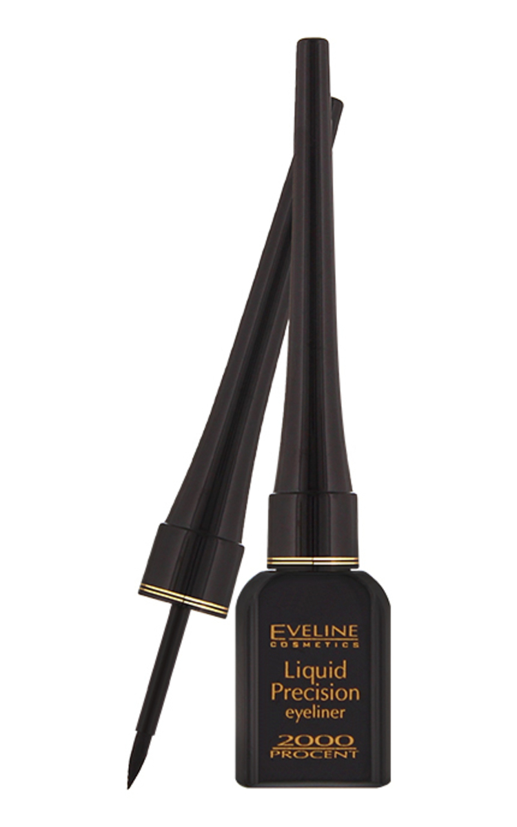 EVELINE EVELINE Eyeliner 2000% Matt acu līnija, 3ml Ultra Black