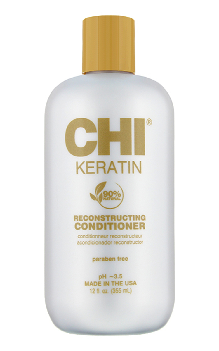 CHI LUXURY CHI Keratin rekonstruējošs kondicionieris matiem, 355ml 355 ml