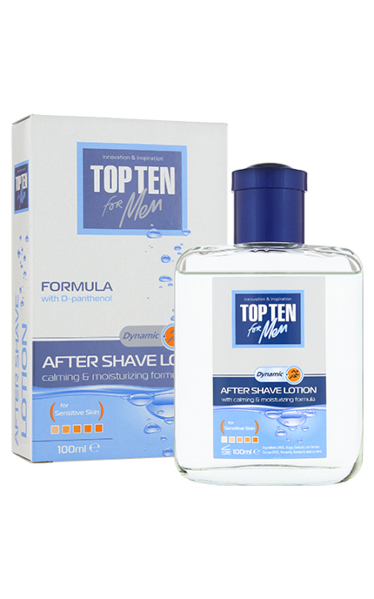 TOP TEN Dynamic pēc skūšanās losjons, 100ml