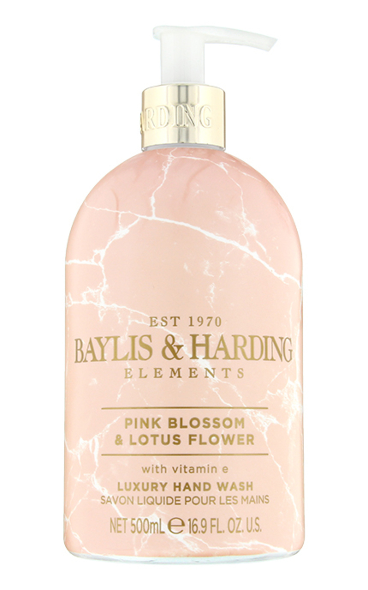 BAYLIS&HARDING BAYLIS&HARDING Elements Pink Blossom&Lotus Flower šķidrās roku ziepes, 500ml 500 ml