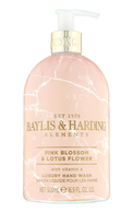 BAYLIS&HARDING Elements Pink Blossom&Lotus Flower šķidrās roku ziepes, 500ml