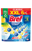 BREF XXL Power Aktiv Lemon tualetes bloks, 6x50g