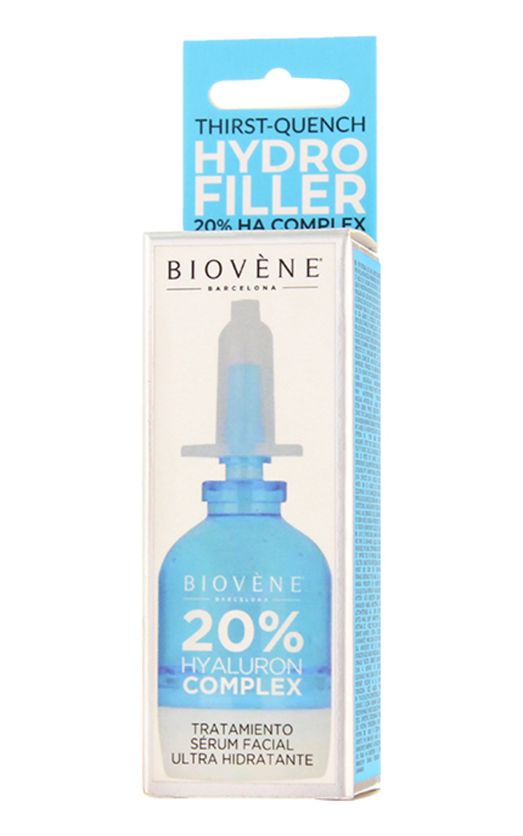 BIOVENE BIOVENE Hydro Filler 20% Hyaluron Complex mitrinošs serums sejai, 10ml 10 ml