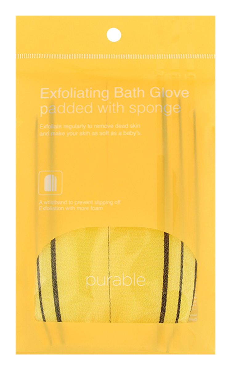 PURABLE Exfoliating Bath Glove pīlinga ķermeņa cimds, 1gab.